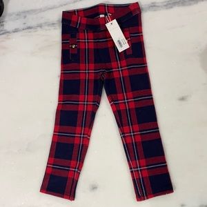 Janie and Jack Plaid Pants